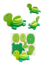 Puzzle 3D Tortue